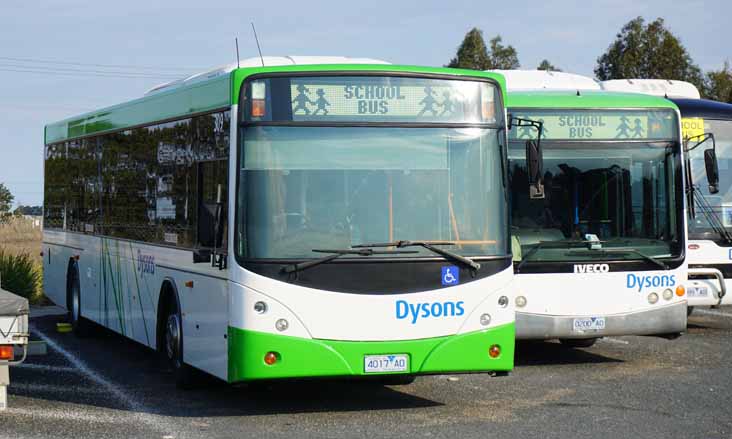 Dysons Scania L94UB Volgren CR227L 309 & Iveco Metro Express 720